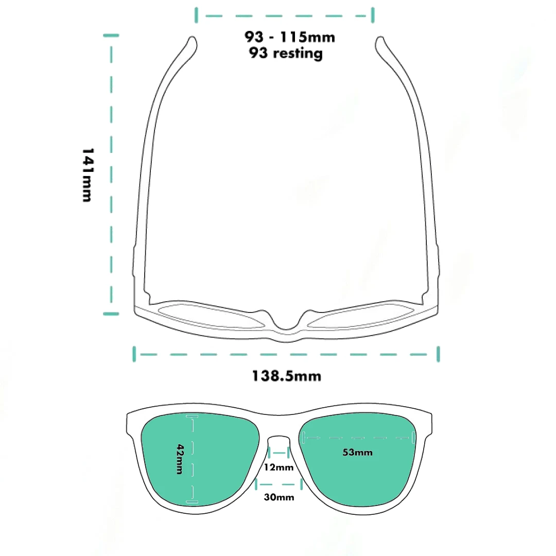Goodr Gangrene Runner's Toes Sunglasses 9 Goodr Gangrene Runner's Toes Sunglasses - Image 8