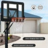LA Hoops 78702 Basketball Hoop With Handrail-lifting System