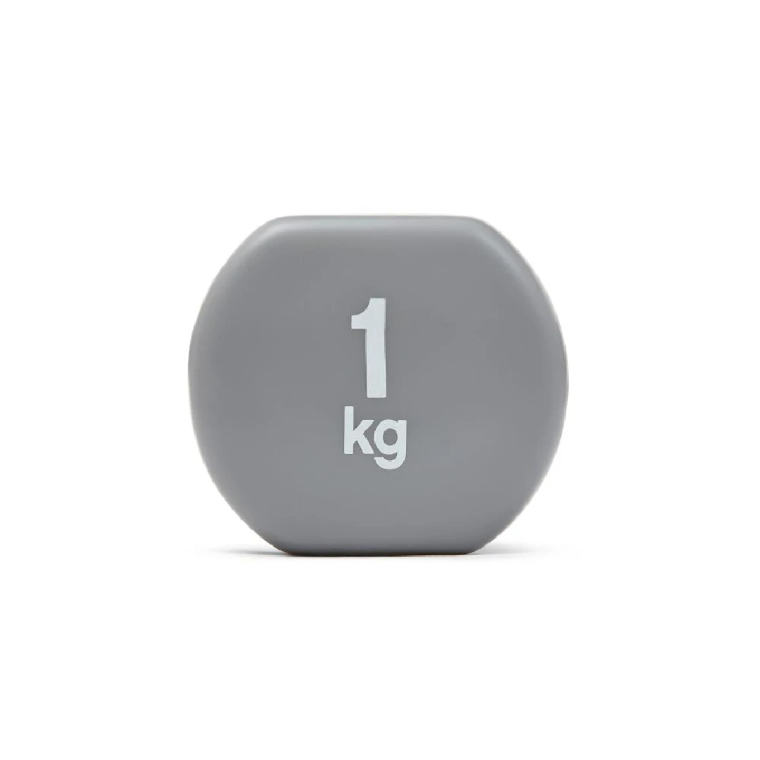 Reebok RAWT-18001 Coated Dumbbell - Grey - 1kg (Pair) 5 Reebok RAWT-18001 Coated Dumbbell - Grey - 1kg (Pair) - Image 3