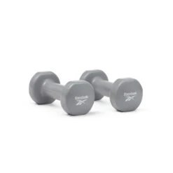 Reebok RAWT-18002 Coated Dumbbell - Grey - 2kg (Pair) -Fitness Equip Shop 2000 755