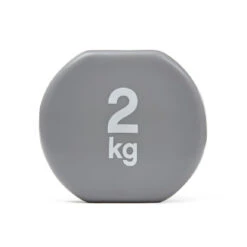Reebok RAWT-18002 Coated Dumbbell - Grey - 2kg (Pair) -Fitness Equip Shop 2003 755