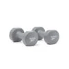 Reebok RAWT-18003 Coated Dumbbell - Grey - 3kg (Pair) -Fitness Equip Shop 2005 756