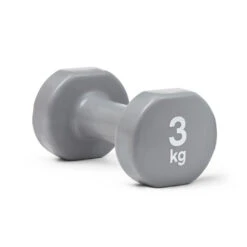 Reebok RAWT-18003 Coated Dumbbell - Grey - 3kg (Pair) -Fitness Equip Shop 2006 756