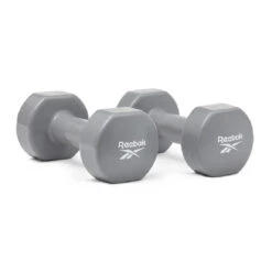 Reebok RAWT-18005 Dumbbell Coated - Grey - 5kg (Pair) -Fitness Equip Shop 2015 758