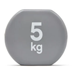 Reebok RAWT-18005 Dumbbell Coated - Grey - 5kg (Pair)