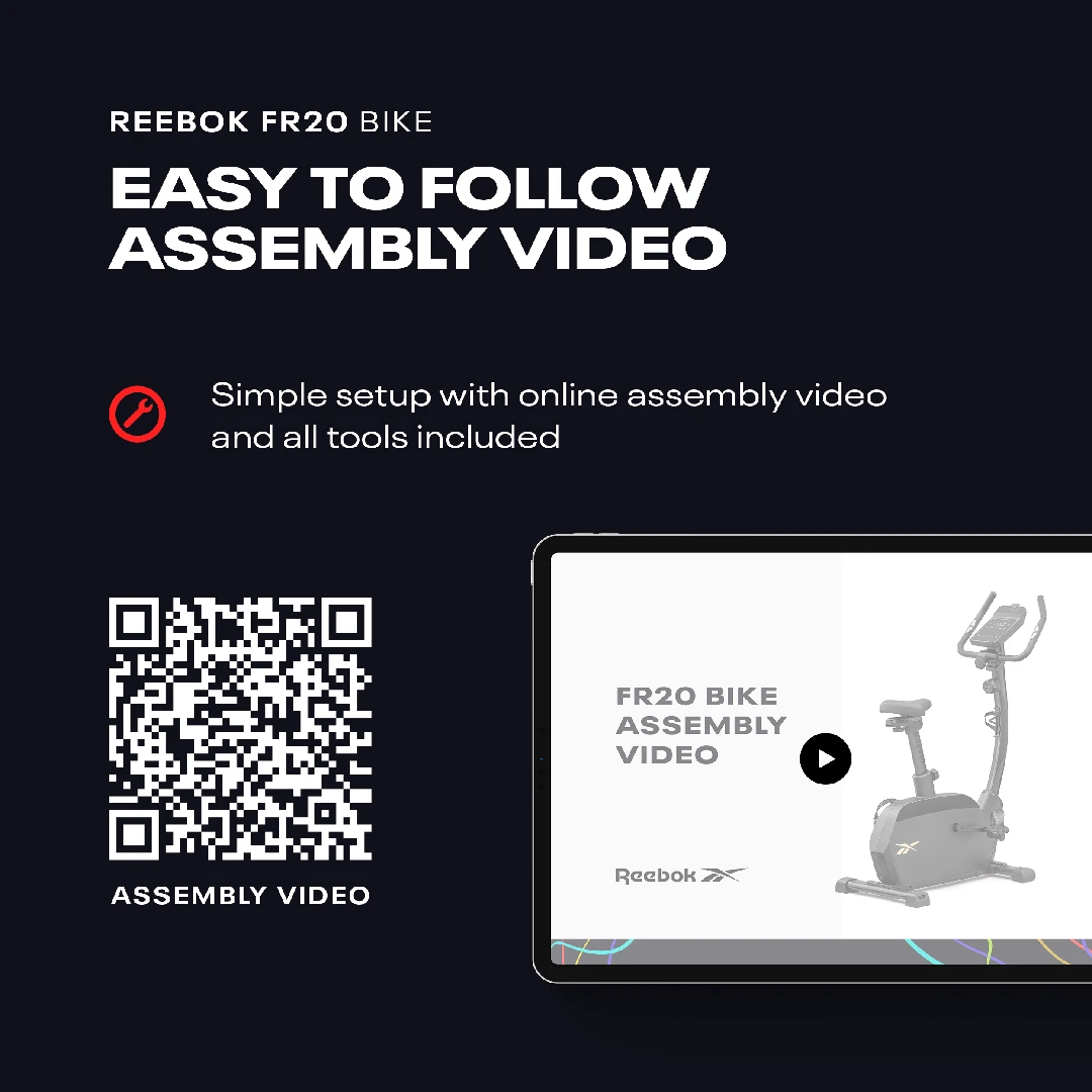 Reebok RVFR-10200BK FR20 Exercise Bike 7 Reebok RVFR-10200BK FR20 Exercise Bike - Image 5