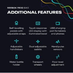 Reebok RVFR-10200BK FR20 Exercise Bike 17 Reebok RVFR-10200BK FR20 Exercise Bike -Fitness Equip Shop 2129 781