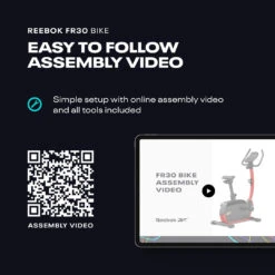 Reebok RVFR-10500RD FR30 Exercise Bike (Red) -Fitness Equip Shop 2143 783