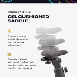 Reebok RVFR-10500RD FR30 Exercise Bike (Red) -Fitness Equip Shop 2144 783