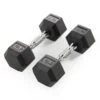 Rising DB001 Rubber Hex Dumbbell - Single (10lbs) -Fitness Equip Shop 2192 791