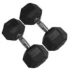 Rising DB001 Rubber Hex Dumbbell - Single (30lbs) -Fitness Equip Shop 2195 792