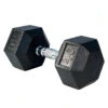 Rising DB001 Rubber Hex Dumbbell - Single (40lbs) -Fitness Equip Shop 2202 794