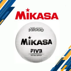 Mikasa V2000 Rubber Volleyball (Size 5) -Fitness Equip Shop 2687 875
