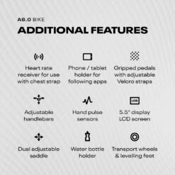 Reebok A6.0 Bike With Bluetooth (RVAR-10601SLBT) -Fitness Equip Shop 2701 412