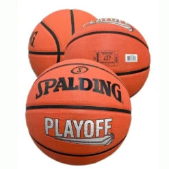 Spalding Playoff Sz7 Rubber Basketball