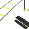 Trademark Innovations Agility Ladder - 12 Rungs Training Ladder In Black & Yellow -Fitness Equip Shop AGILITY B12 2