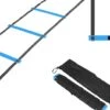 Trademark Innovations Agility Ladder - Thick Rungs For Extra Durability (Black & Blue, 12 Foot) -Fitness Equip Shop AGILITY BLBU 2
