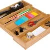 Expandable Bamboo Utility, Flatware, Office And Beauty Products Organizer By Trademark Innovations -Fitness Equip Shop BAMB DRAWER 2