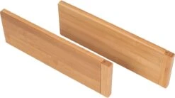 Bamboo Expandable Kitchen, Utility Drawer Dividers, Set Of 2 By Trademark Innovations