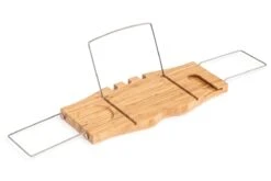 Bamboo Bathtub Tray And Caddy By Trademark Innovations
