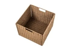 Foldable Storage Basket With Iron Wire Frame - Set Of 4 - By Trademark Innovations -Fitness Equip Shop BSKT SQBR 4X 3