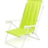7-Position High Back Steel Tube Beach Chair By Trademark Innovations (Light Green) -Fitness Equip Shop CHR 7BCH LTGR 2