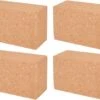 Cork Yoga Block By Trademark Innovations (Set Of 4) -Fitness Equip Shop CORKBLOCK 4X D 2T