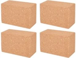 Cork Yoga Block By Trademark Innovations (Set Of 4)