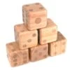 Giant Wood Yard Dice - Each Die 3.5" - With Carry Bag By Trademark Innovations -Fitness Equip Shop DICE GIANT 2