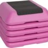 High Step Work Out Training Device - Set Of 4 Risers - By Trademark Innovations -Fitness Equip Shop HIGHSTEP PINK 2T