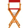 Director's Chair - Bar Height - Wood And Fabric Color Choices - By Trademark Innovations (Honey Wood With Red) -Fitness Equip Shop HWDIREC RED 2
