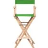 Director's Chair - Counter Height - Light Wood - By Trademark Innovations (Green) 2 Director's Chair - Counter Height - Light Wood - By Trademark Innovations (Green) -Fitness Equip Shop LWDIREC GR 2T