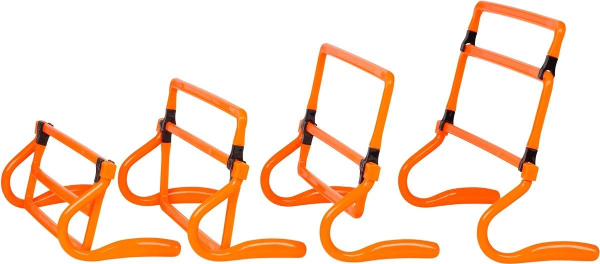 Trademark Innovations Set Of 5 Adjustable Speed Training Hurdles (Orange) 3 Trademark Innovations Set Of 5 Adjustable Speed Training Hurdles (Orange)