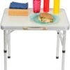 Aluminum Adjustable Portable Folding Camp Table With Carry Handle - By Trademark Innovations 1 Aluminum Adjustable Portable Folding Camp Table With Carry Handle - By Trademark Innovations -Fitness Equip Shop TBLE PORT SM 2