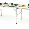 Portable Lightweight Aluminum Folding Table By Trademark Innovations