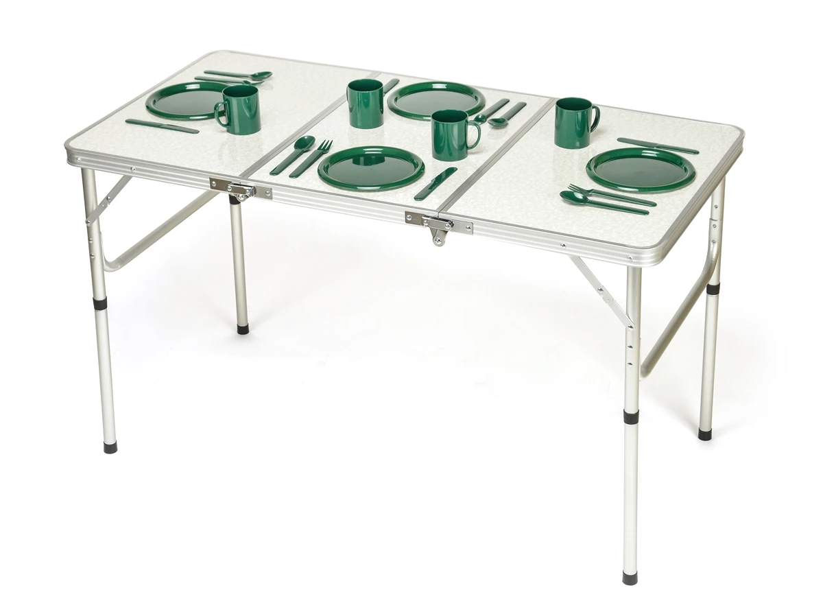 Portable Adjustable Lightweight Aluminum Folding Table By Trademark Innovations 3 Portable Adjustable Lightweight Aluminum Folding Table By Trademark Innovations