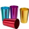 Retro Aluminum Tumblers - Assorted Colors - By Trademark Innovations (6, 16 Oz.) 1 Retro Aluminum Tumblers - Assorted Colors - By Trademark Innovations (6, 16 Oz.) -Fitness Equip Shop TMBLR AL 6X 2T