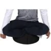 Cotton Yoga Meditation Round Cushion With Carry Handle By Trademark Innovations (Black) -Fitness Equip Shop YOGA CUSH BL 2